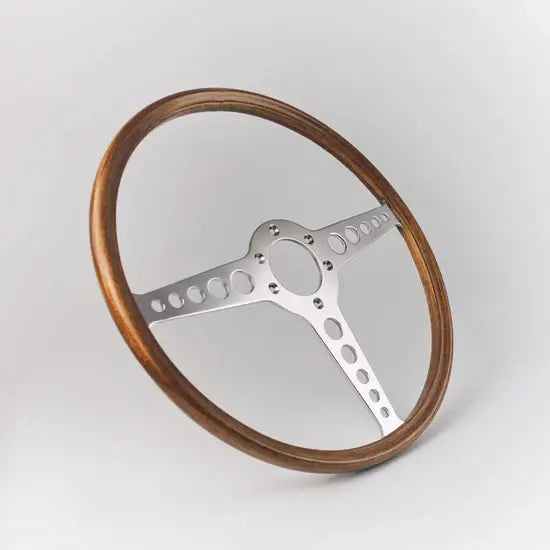 Jaguar E-Type wheel in encapsulated Mahogany