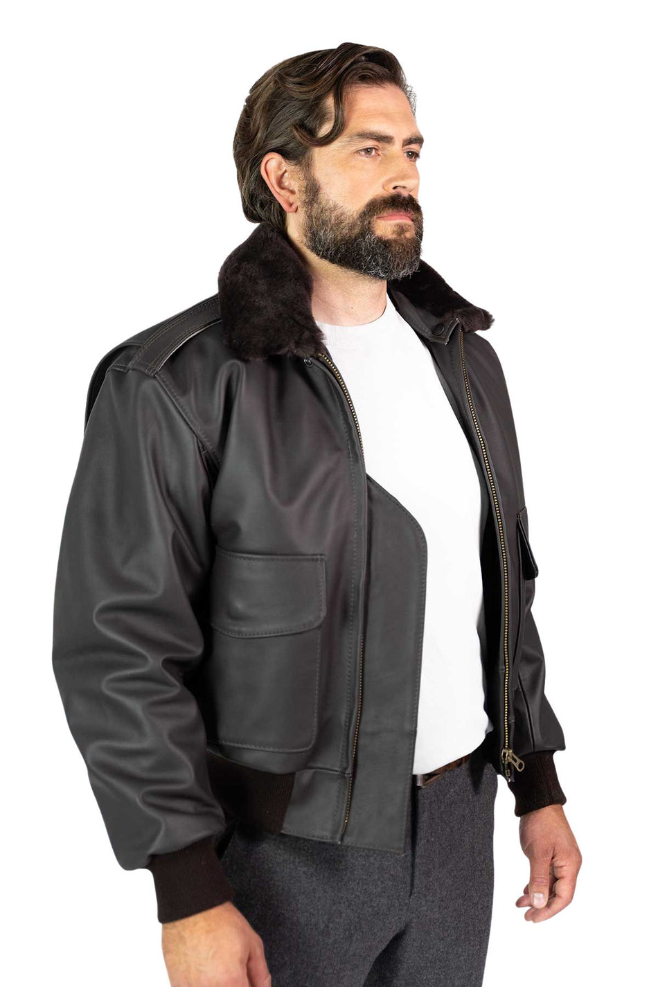 Black Motoring Jacket style 1