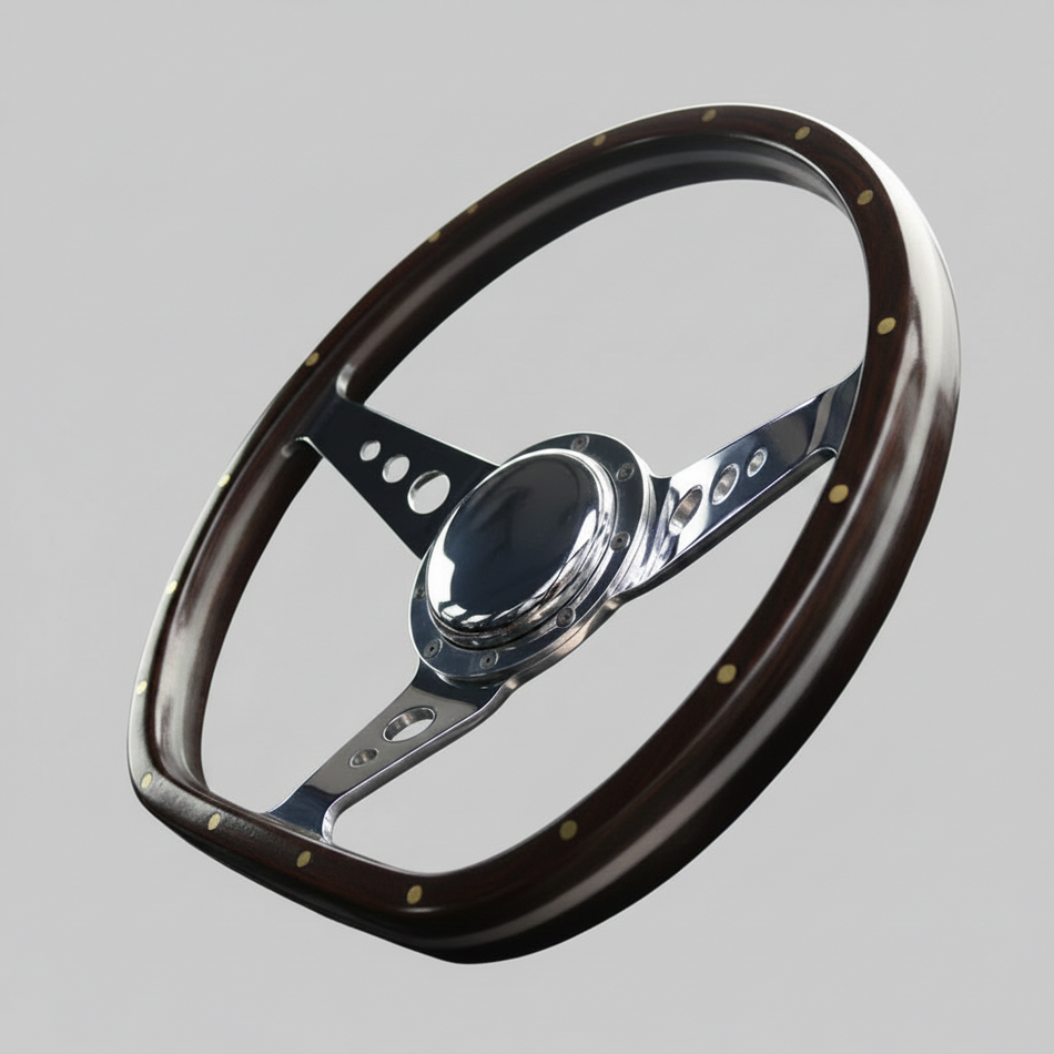 Flat/Flat Bottomed MK3 Wood Rim - Thick Grip