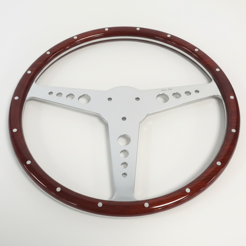 Morgan 3-Wheeler Wood (3-spoke) Flat, Polished