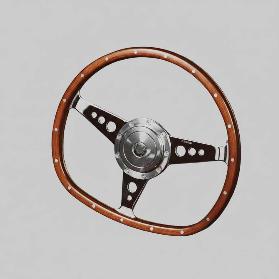 MK3 Flat/Flat Bottomed Wood Rim steering wheel
