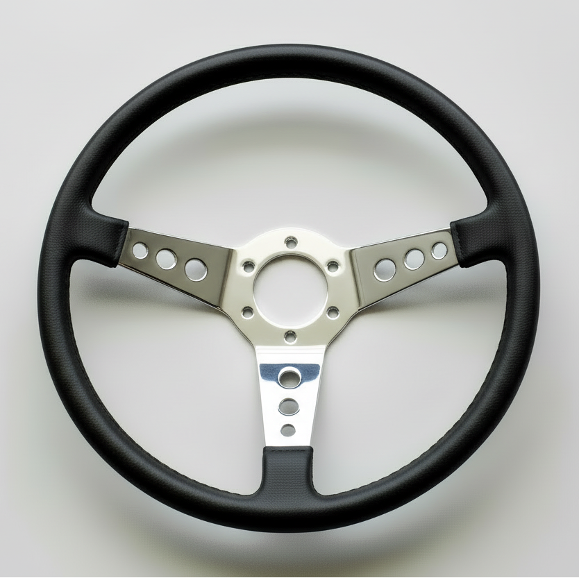 MK4 Momo centre - Dished Leather - Polished